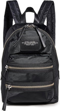 Load image into Gallery viewer, Marc Jacobs The Biker Nylon Medium Backpack - Black