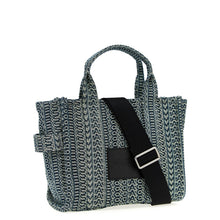 Load image into Gallery viewer, Marc Jacobs The Washed Monogram Denim Small Tote Bag (Color 473)