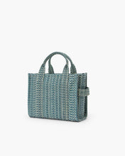 Load image into Gallery viewer, Marc Jacobs The Washed Monogram Denim Small Tote Bag (Color 473)