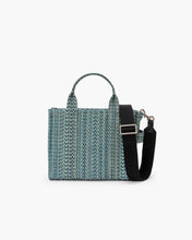 Load image into Gallery viewer, Marc Jacobs The Washed Monogram Denim Small Tote Bag (Color 473)
