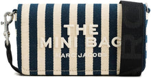 Load image into Gallery viewer, Marc Jacobs The Stripe Canvas Mini Bag - Blue Sea Multi
