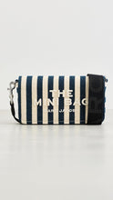 Load image into Gallery viewer, Marc Jacobs The Stripe Canvas Mini Bag - Blue Sea Multi