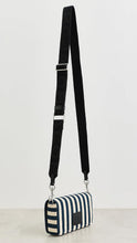 Load image into Gallery viewer, Marc Jacobs The Stripe Canvas Mini Bag - Blue Sea Multi