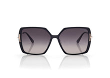 Load image into Gallery viewer, Tom Ford Joanna FT1039 Sunglasses - 01B Shiny Black / Gradient Smoke