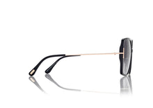 Load image into Gallery viewer, Tom Ford Joanna FT1039 Sunglasses - 01B Shiny Black / Gradient Smoke