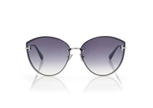 Load image into Gallery viewer, Tom Ford Evangeline FT1106 Sunglasses - 16C Shiny Palladium / Smoke Mirror