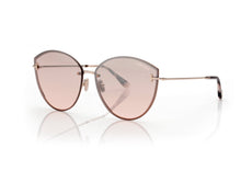 Load image into Gallery viewer, Tom Ford Evangeline FT1106 Sunglasses - 28U Shiny Rose Gold / Bordeaux Mirror