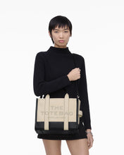 Load image into Gallery viewer, Marc Jacobs The Colorblock Medium Tote Bag - Ivory Multi