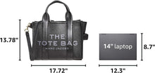 Load image into Gallery viewer, Marc Jacobs The Mini Traveler Tote - Black