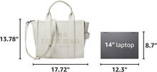 Load image into Gallery viewer, Marc Jacobs The Small Tote - Cotton/Silver