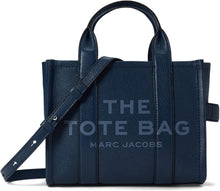 Load image into Gallery viewer, Marc Jacobs The Leather Mini Tote Bag - Blue Sea
