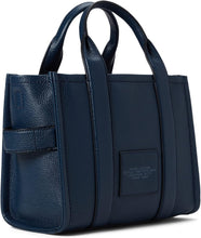 Load image into Gallery viewer, Marc Jacobs The Leather Mini Tote Bag - Blue Sea