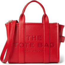 Load image into Gallery viewer, Marc Jacobs The Leather Small Tote Bag - True Red