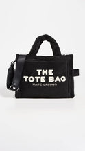 Load image into Gallery viewer, Marc Jacobs The Terry Medium Tote Bag - Black