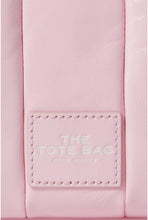 Load image into Gallery viewer, Marc Jacobs The Crinkle Leather Micro Tote - Black - Shown in Bubblegum