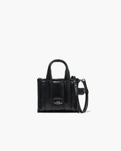 Load image into Gallery viewer, Marc Jacobs The Crinkle Leather Micro Tote - Black