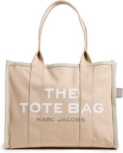 Load image into Gallery viewer, Marc Jacobs The Colorblock Large Tote Bag - Beige Multi - Shown in Slate
