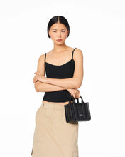 Load image into Gallery viewer, Marc Jacobs The Croc-Embossed Micro Tote Bag (Color 001)