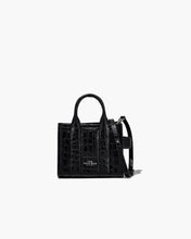 Load image into Gallery viewer, Marc Jacobs The Croc-Embossed Micro Tote Bag (Color 001)