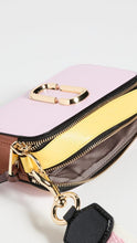 Load image into Gallery viewer, Marc Jacobs The Snapshot Color-Blocked Crossbody Lilas Multi (Color 996) - Shown in Sweet Dreams Multi