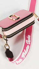 Load image into Gallery viewer, Marc Jacobs The Snapshot Camera Bag - Black/Honey Ginger Multi - Shown in Dragonfruit Multi