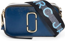Load image into Gallery viewer, Marc Jacobs The Snapshot Camera Bag - Black Multi - Shown in New Blue Sea Multi