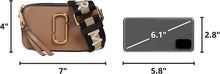 Load image into Gallery viewer, Marc Jacobs The Snapshot Camera Bag - French Grey Multi - Shown in New