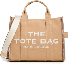 Load image into Gallery viewer, Marc Jacobs The Jacquard Medium Tote Bag - Camel