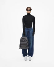 Load image into Gallery viewer, Marc Jacobs The Biker Nylon Large Backpack - Dark Shadow
