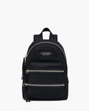 Load image into Gallery viewer, Marc Jacobs The Biker Nylon Medium Backpack - Black
