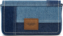 Load image into Gallery viewer, Marc Jacobs The Mini Patchwork Denim Crossbody Bag (Color 013) - Shown in Blue Denim
