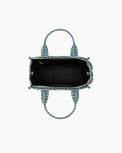 Load image into Gallery viewer, Marc Jacobs The Washed Monogram Denim Small Tote Bag (Color 473)
