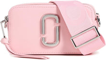 Load image into Gallery viewer, Marc Jacobs The Solid Snapshot Crossbody Bag - Ribbon Pink
