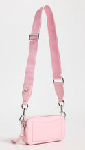 Load image into Gallery viewer, Marc Jacobs The Solid Snapshot Crossbody Bag - Ribbon Pink
