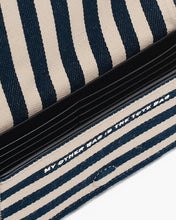 Load image into Gallery viewer, Marc Jacobs The Stripe Canvas Mini Bag - Blue Sea Multi
