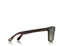 Load image into Gallery viewer, Tom Ford Morgan FT0513 Sunglasses - 52W Dark Havana / Gradient Blue
