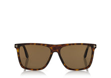 Load image into Gallery viewer, Tom Ford Fletcher FT0832 Sunglasses - 52H Dark Havana / Brown Polarized
