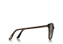 Load image into Gallery viewer, Tom Ford Ani FT0844 Sunglasses - 52H Dark Havana / Brown Polarized
