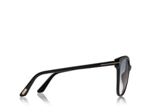 Load image into Gallery viewer, Tom Ford Ani FT0844 Sunglasses - 01B Shiny Black / Gradient Smoke
