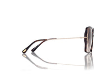 Load image into Gallery viewer, Tom Ford Joanna FT1039 Sunglasses - 52F Dark Havana / Gradient Brown
