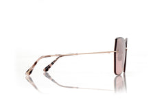Load image into Gallery viewer, Tom Ford Nickie-02 FT1107 Sunglasses - 28U Shiny Rose Gold / Bordeaux Mirror

