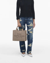 Load image into Gallery viewer, Marc Jacobs The Small Leather Tote - Cement, Grey
