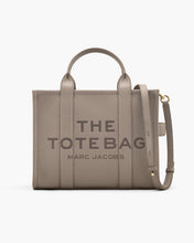 Load image into Gallery viewer, Marc Jacobs The Small Leather Tote - Cement, Grey

