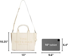 Load image into Gallery viewer, Marc Jacobs The Medium Tote - Cotton/Silver

