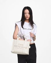 Load image into Gallery viewer, Marc Jacobs The Medium Tote - Cotton/Silver
