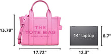 Load image into Gallery viewer, Marc Jacobs The Leather Small Tote Bag - Pink
