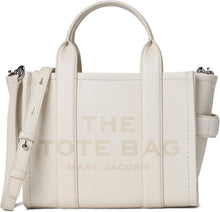 Load image into Gallery viewer, Marc Jacobs The Leather Small Tote Bag (Color 683) - Shown in Cotton/Silver
