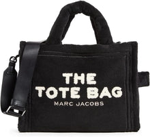 Load image into Gallery viewer, Marc Jacobs The Terry Medium Tote Bag - Black
