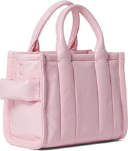 Load image into Gallery viewer, Marc Jacobs The Crinkle Leather Micro Tote - Black - Shown in Bubblegum
