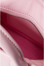 Load image into Gallery viewer, Marc Jacobs The Crinkle Leather Micro Tote - Black - Shown in Bubblegum
